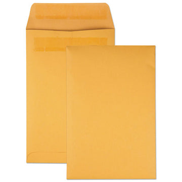 Quality Park™ Redi-seal Catalog Envelope, #1, Cheese Blade Flap, Redi-seal Closure, 6 X 9, Brown Kraft, 100-box freeshipping - TVN Wholesale